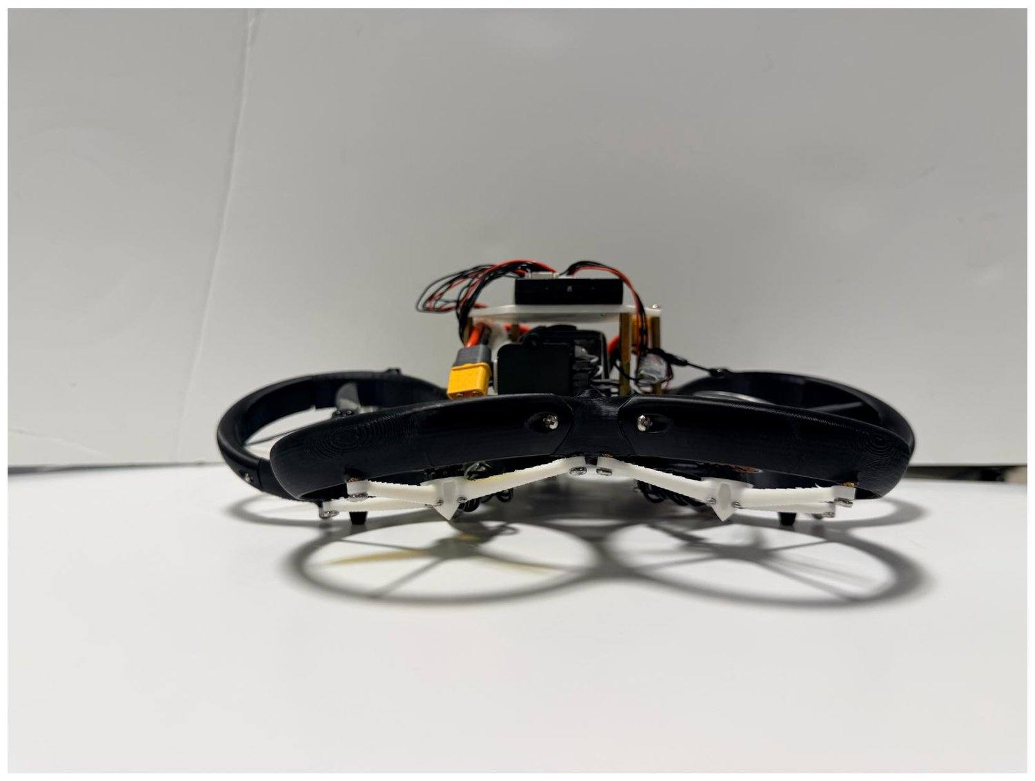 Front view of the finished drone